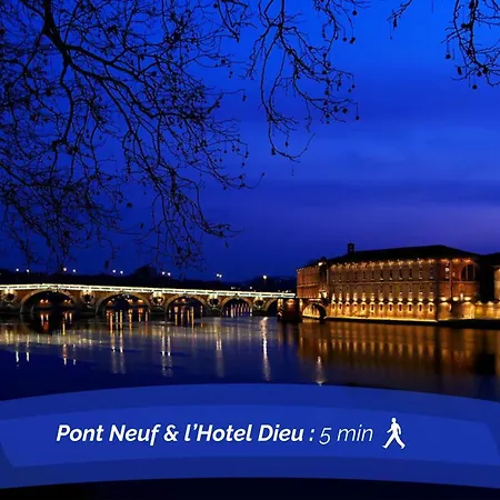 Hyper-centre - Pont Neuf - St Cyprien Toulouse